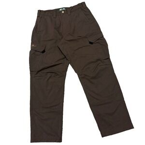 Arborwear Cargo Tech Pants Work Climber 100% Nylon Brown Mens 32x30 (Act 30x28)